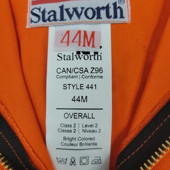 (76174-1 A) Stalworth Work Coveralls - Size 44M - Picture 3 of 4
